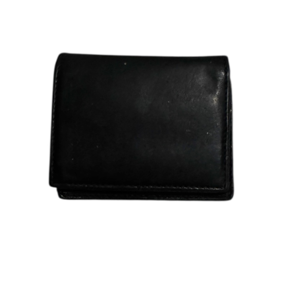 WOMEN’S Classic Black Genuine Leather Card Coin Wallet